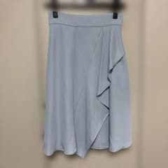 【未使用タグ付】フレアスカート ライトブルー 未使用のサムネイル