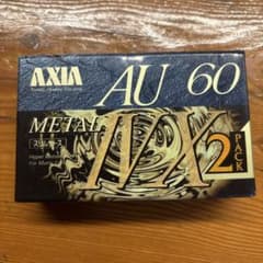 n*0様 AXIA メタルカセットテープ AU VX 60 2パックのサムネイル