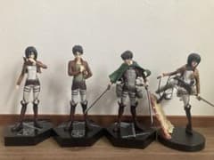 進撃の巨人 一番くじ リヴァイ エレン ミカサ フィギュア - メルカリ