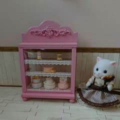 即購入OK❤ミニチュアショーケース❤ ピンクのサムネイル