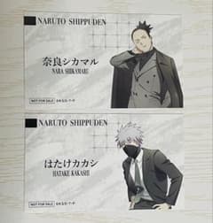 NARUTO 나라 시카마루 하타케 카카시 명함풍 카드 애니메이트 특전
