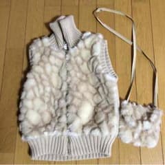 130cm女児   ベストとポシェットのサムネイル