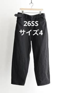 【26SS新品】COMOLI ベルテッドデニム ブラック サイズ4 26SS】COMOLI ベルテッドデニム ブラック サイズ4 - メルカリ