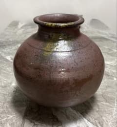 t*k様 【銘あり】丹波焼 焼き締め 壺 花瓶 森本丹山 氏の作か 骨董 茶道具のサムネイル