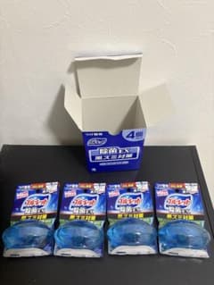 【新品未使用】小林製薬 ブルーレット除菌EX 黒ズミ対策 つけ替用 4個パックのサムネイル