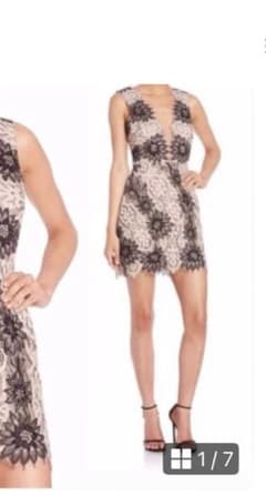 BCBGMAXAZRIA レースドレス Mサイズのサムネイル