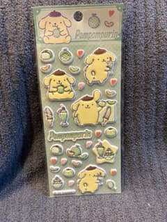 正規品　ポムポムプリン　ぷっくりシールのサムネイル