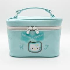 Sanrio サンリオ　キティ　エナメルポーチ　1989年製　 レトロ　当時物 激レア 1997年 ハローキティ バニティポーチ エナメル 平成レトロ 当時