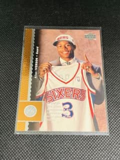 ALLEN IVERSON アレン・アイバーソン  実使用ジャージカード NBAカード アレン・アイバーソン ALLEN IVERSON BLACK DIAMOND UPPER