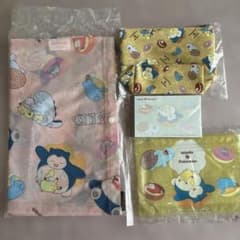 ミスタードーナツ　ポケモン　エコバッグ　ポーチ　メモ帳　ジッパーバッグ　4点のサムネイル