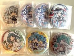 雪ミク 缶バッジ 6個セットのサムネイル