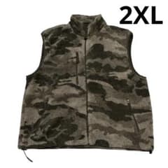 Cabela’s 위장 위장 보어 양털 조끼 2XL 카키