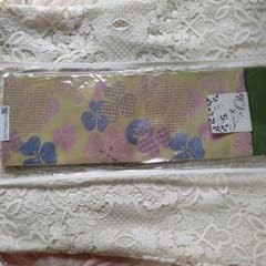 新品タグ付き　浴衣　半幅帯　猫柄のサムネイル