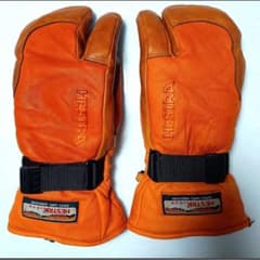Hestra オレンジ ミトングローブ HESTRA オレンジ ミトングローブ 3フィンガー レザー 8 - メルカリ