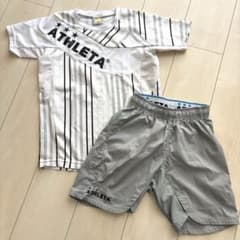 ATHLETA サッカーウェア 上下セット　140のサムネイル