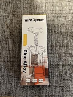 【新品・未使用】ワインオープナー キッチン雑貨 おしゃれ　Zinc Alloyのサムネイル