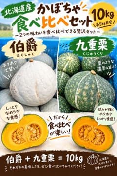 北海道産かぼちゃ食べ比べセットのサムネイル
