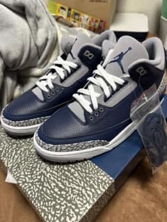 ナイキエアジョーダン３NIKE AIRJORDAN3レトロ　ミッドナイトネイビーのサムネイル