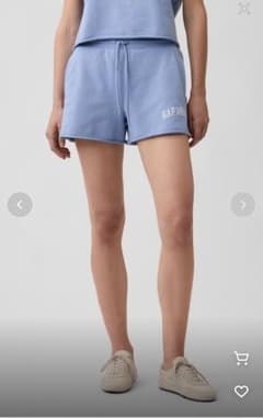 GAP 1969 ロゴ スウェット ショートパンツ ブルーのサムネイル