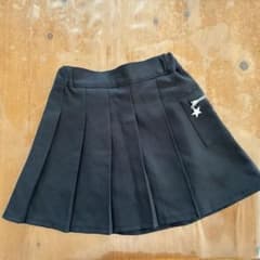 プリーツスカート　黒　140のサムネイル