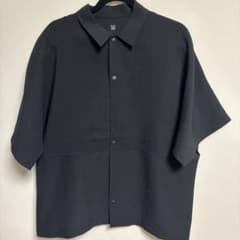 MUJI Labo 風を通す UVカット 汚れが落ちやすい半袖シャツ M 黒 - メルカリ