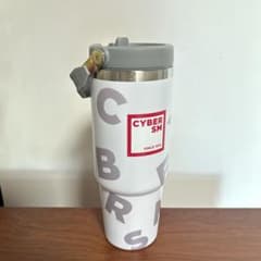 Thumbnail of 【新品・未使用】CYBER SM ロゴ入りタンブラー ホワイト/グレー