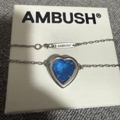 AMBUSH ハートストーンネックレス ブルー - メルカリ