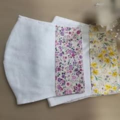 花柄マスクカバー２枚セットのサムネイル