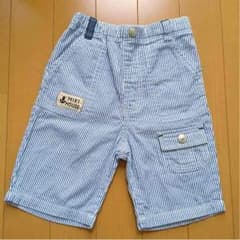 【ケイさま専用】ミキハウス☆ストライプパンツ 90cmのサムネイル