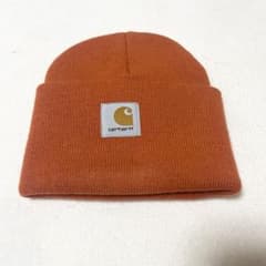 Carhartt ニット帽 ビーニー オレンジのサムネイル