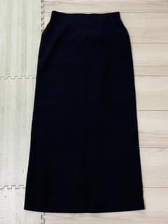 coca スカート ロング丈 ウエストゴム　黒のサムネイル