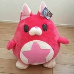 白猫 星たぬき ぬいぐるみのサムネイル