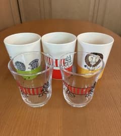 リサラーソンまとめ売り♡ペアグラス&オリジナルバンブーファイバーコップ - 4