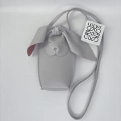 LOEWE】 希少☆バニーショルダーバッグ グレー - メルカリ