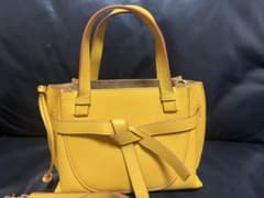 LOEWE Gate Top Handle Bag イエロー - メルカリ