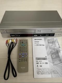 ジャンク SHARP シャープ VHS ビデオデッキ DVDプレーヤー - メルカリ