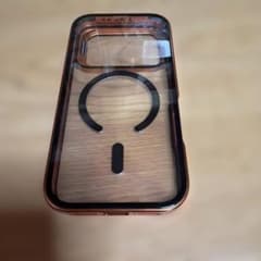 iPhone17Pro用 両面、ロック付きカバー オレンジのサムネイル