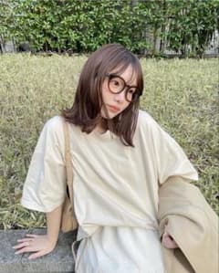 Zoff×きりまる メガネ グリーン(オリーブ) #03 プラスチック