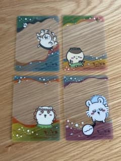 ちいかわ 人魚の森のひみつ クリアカード 4枚セットのサムネイル