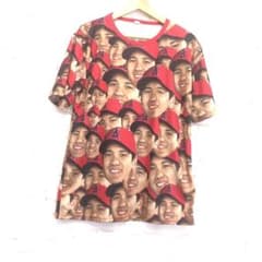 大谷翔平 エンゼルス フェイスTシャツ XL - メルカリ