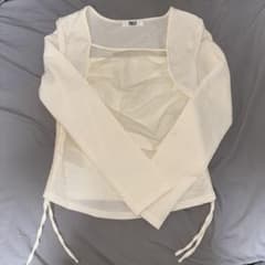PHILY アイボリー メッシュ長袖トップスのサムネイル