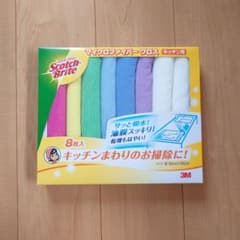 3M スコッチ・ブライト マイクロファイバークロス 8枚入のサムネイル