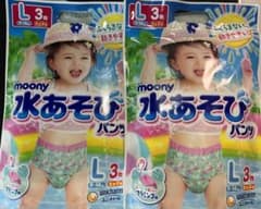 ムーニー 水あそびパンツ 女の子用 L "5枚"のサムネイル