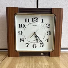 SEIKO クォーツ 掛時計 木目調 レトロのサムネイル