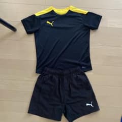 PUMA Tシャツ ハーフパンツ セットアップ ブラックのサムネイル