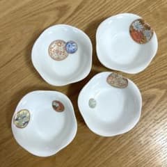 深川製磁 寿赤絵 小鉢 4点セット - メルカリ
