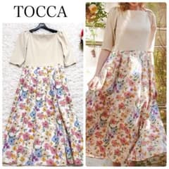 未使用級✨トッカ 2024年モデル♡ヨンア×大人百花コラボ ロングワンピースのサムネイル