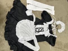 メイド服 コスプレ衣装 ブラック×ホワイトのサムネイル