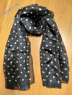 シルクストール 黒水玉のサムネイル