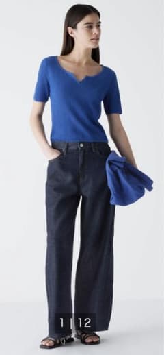 UNIQLO:C ワイドストレートジーンズのサムネイル